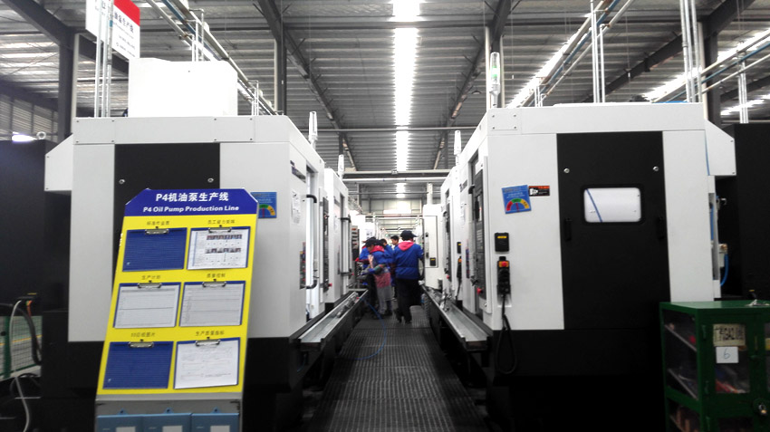 湖南機油泵生產車間展示